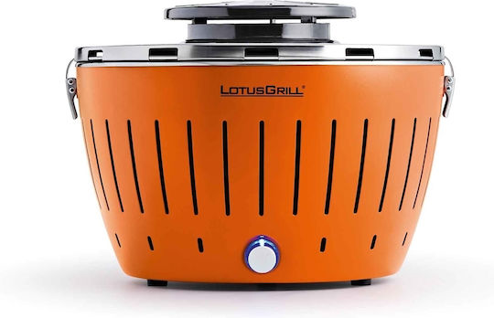 LotusGrill Electric Stainless Steel Fondue Pot Brown 15x15x15cm