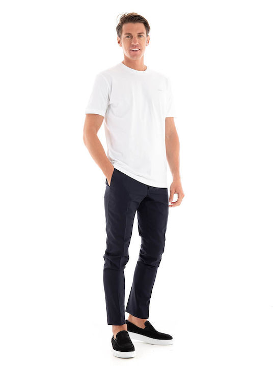 Calvin Klein Herrenhose Anzughose in Slim Passform Navy