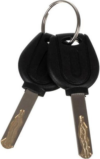 Bicycle Cable Lock with Key Black