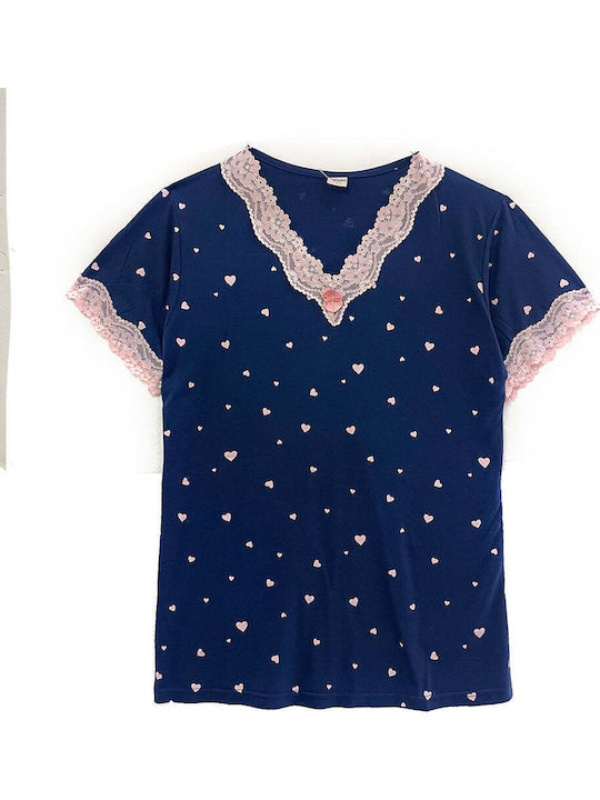 Ustyle Set Pijamale Dama Bumbac De Vară