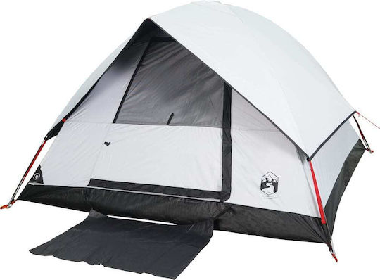 vidaXL Campingzelt Iglu Weiß für 2 Personen 215x150x127cm