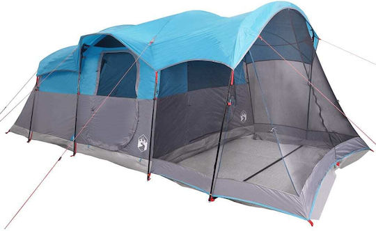 vidaXL Σκηνή Camping Τούνελ Μπλε για 8 Άτομα