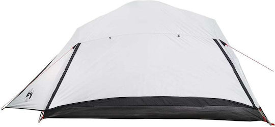 vidaXL Σκηνή Camping Igloo Λευκή για 6 Άτομα 335x396x178εκ.