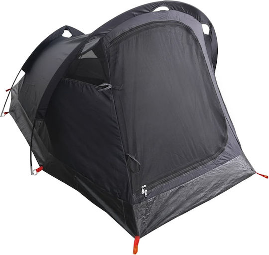 vidaXL Campingzelt Tunnel Weiß für 3 Personen 230x110x125cm
