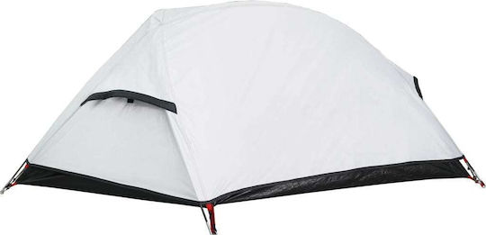 vidaXL Camping Tent Igloo Mountaineering White with Double Cloth for 1 Person Waterproof 230x140x83cm