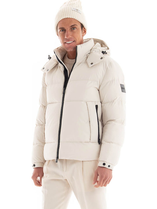 Geacă Puffer Iarnă Off White