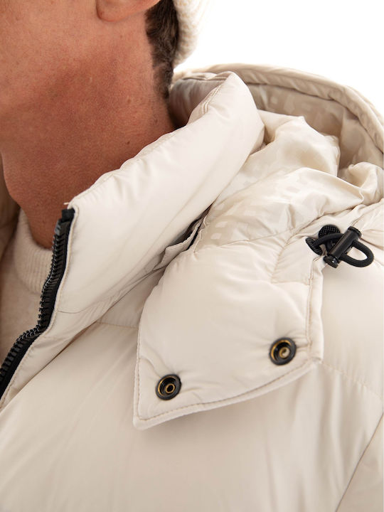 Geacă Puffer Iarnă Off White