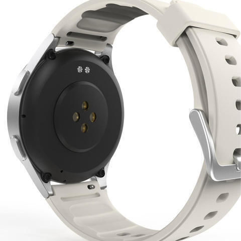 HAMA 8900 Aluminium 45mm Αδιάβροχο Smartwatch με Παλμογράφο (Μπεζ)