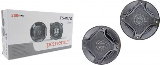 Pcinener Комплект Автомобилни Високоговорители TS-1072 4" с 20W RMS (2 път)