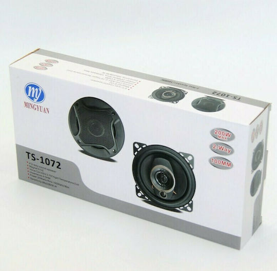 Pcinener Комплект Автомобилни Високоговорители TS-1072 4" с 20W RMS (2 път)
