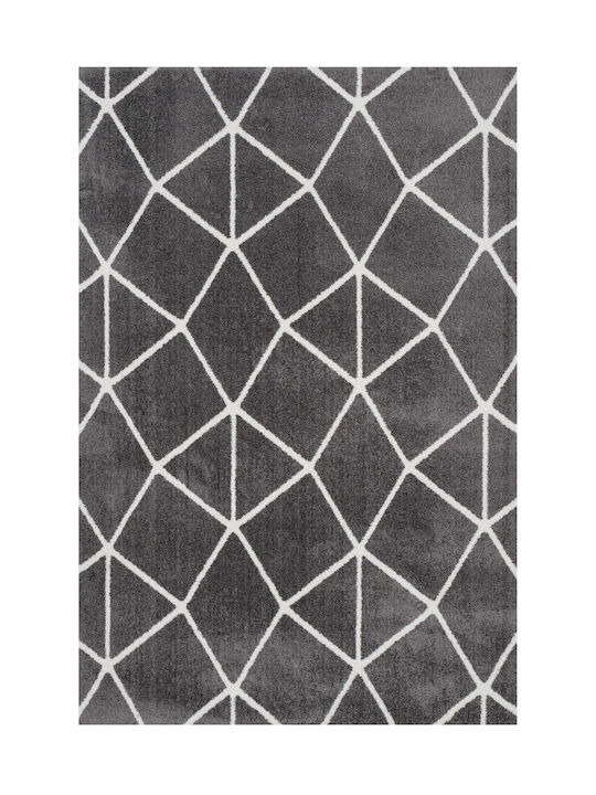 Saray Home Creative Teppich Rechteckig Zottelig Pelzige Charcoal