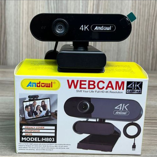 Andowl Web Camera 4K χωρίς Μικρόφωνο XFH803