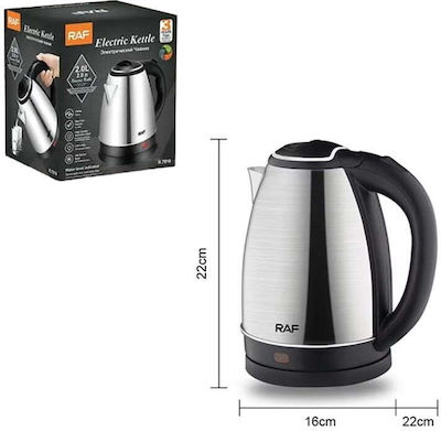 Raf Kettle 2lt 1500W Silver