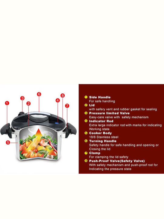 Royalty Line Pressure Cooker 13lt