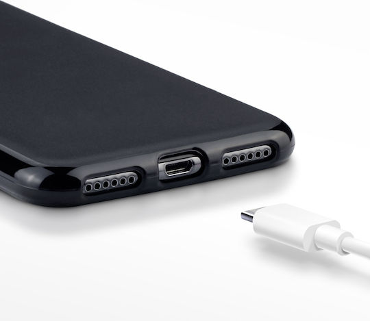 Terrapin Y6 2018 Back Cover Σιλικόνης Μαύρο (Huawei Y6 2018)