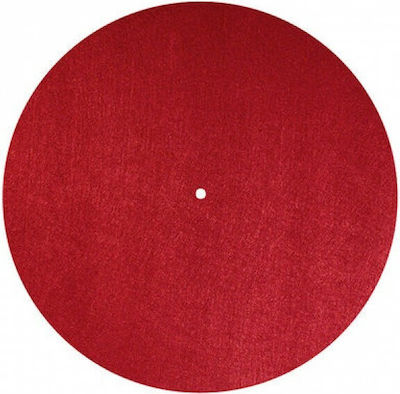 Dynavox Slipmat από Τσόχα Platter Pad Felt PM2 σε Κόκκινο Χρώμα Red