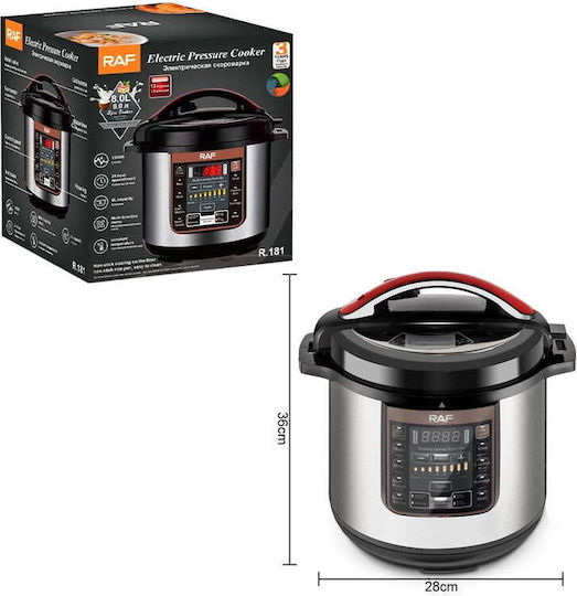 Multi-Function Cooker 8lt 1350W Silver