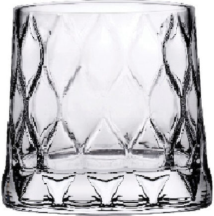 Pasabahce Leafy Σετ Ποτήρια Ουίσκι / Κοκτέιλ Γυάλινα 300ml 4τμχ