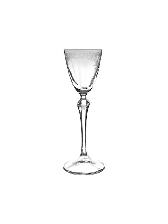 Bohemia Elisabeth Glass Liqueur/Ouzo made of Crystal Goblet 70ml