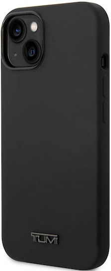 Tumi Umschlag Rückseite Silikon Schwarz (iPhone 14)