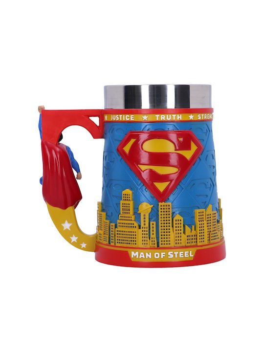 Nemesis Now Man of Steel Tankard Ποτήρι Μπύρας από Ανοξείδωτο Ατσάλι