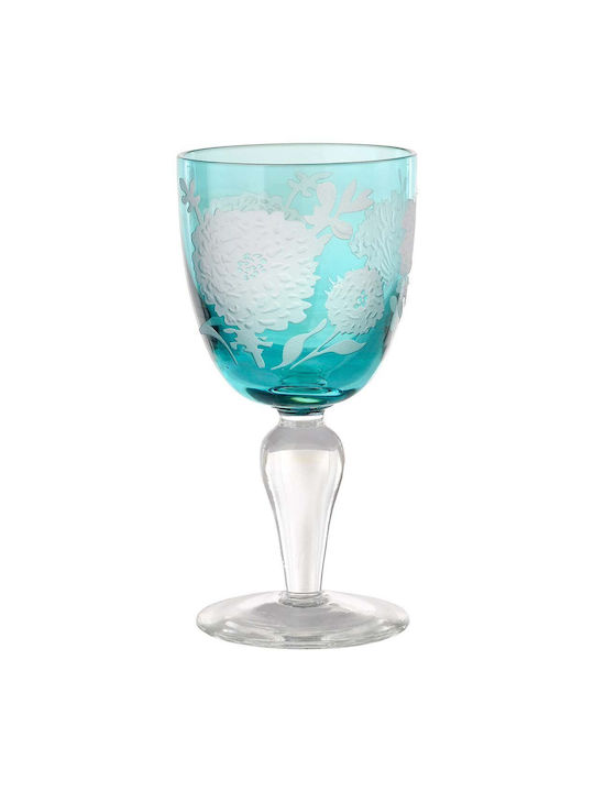 Pols Potten Peony Set de Pahare pentru Vin Alb din Sticlă Fără Colțuri 250ml 6buc