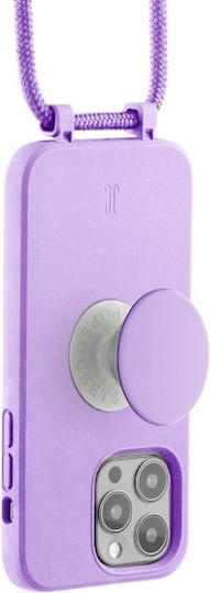 Just Elegance PopGrip Back Cover Σιλικόνης Lavender (iPhone 14 Pro Max)