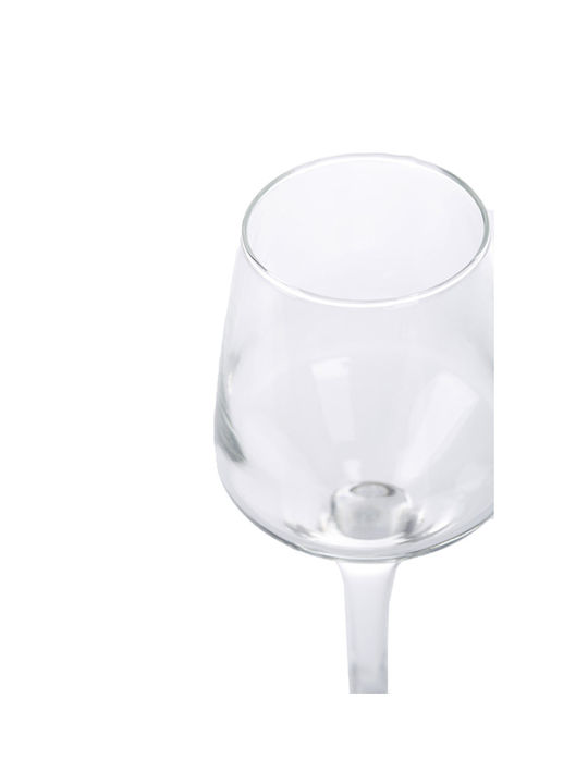 Borgonovo Contea Set of Glasses for Red Wine made of Glass Stemmed 320ml 11095639 6pcs