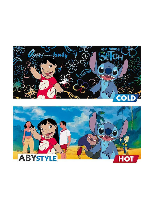 Abysse Lilo & Stitch Heat Change Κούπα Κεραμική Πολύχρωμη 460ml