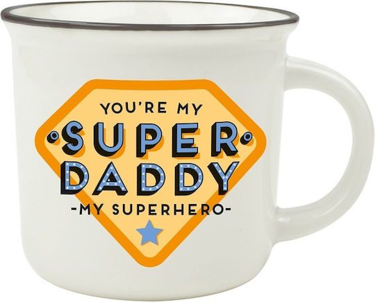 Legami Milano Cup-Puccino Super Daddy Чаша Керамично Бяла 350мл