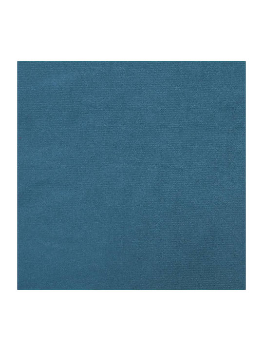 Three-Seater Velvet Couch Blue 212x77x80 cm