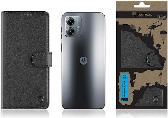 Tactical Field Notes Book Δερμάτινο Μαύρο (MOTOROLA G14)