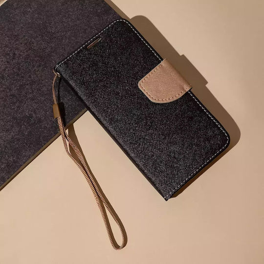 Smart Wallet Σιλικόνης Μαύρο (Realme C55)