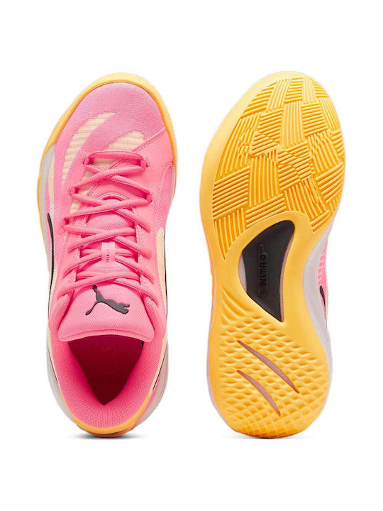 Puma All-Pro Nitro 2 Low Basketball Shoes Pink