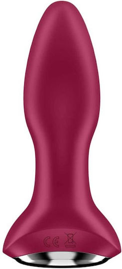Satisfyer Rotator Plug 2 Analspielzeug mit kabelloser Funktion und Vibration Lila 5,7cm
