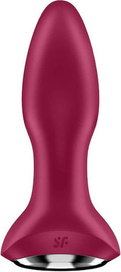 Satisfyer Rotator Plug 2 Analspielzeug mit kabelloser Funktion und Vibration Lila 5,7cm