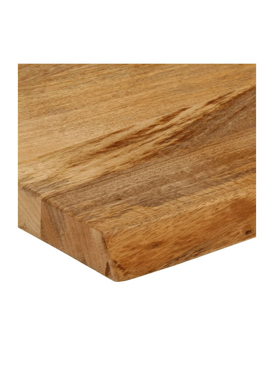 vidaXL Rectangular Table Surface made of Solid Wood Mango 70x30x2.5cm 370429 1pcs