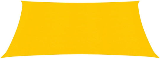 vidaXL Shade Sail Yellow 2x2.5m