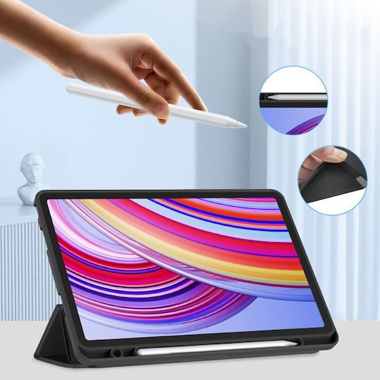 Tech-Protect SC PEN Flip Cover Black (Redmi Pad Pro 12.1 / Poco Pad 12.1)