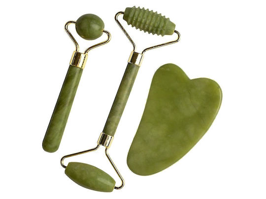 Beper Face Roller & Gua Sha Tool Jade Anti-Aging