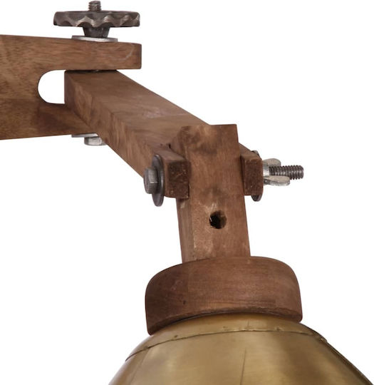 vidaXL Lamp Wall with Socket E27 Bronze 20x6.5cm