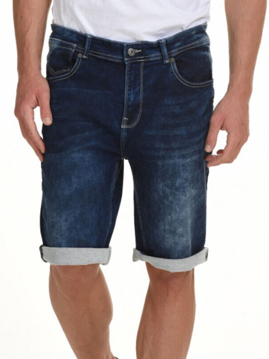 Biston Herrenshorts Jeans Dk Wash