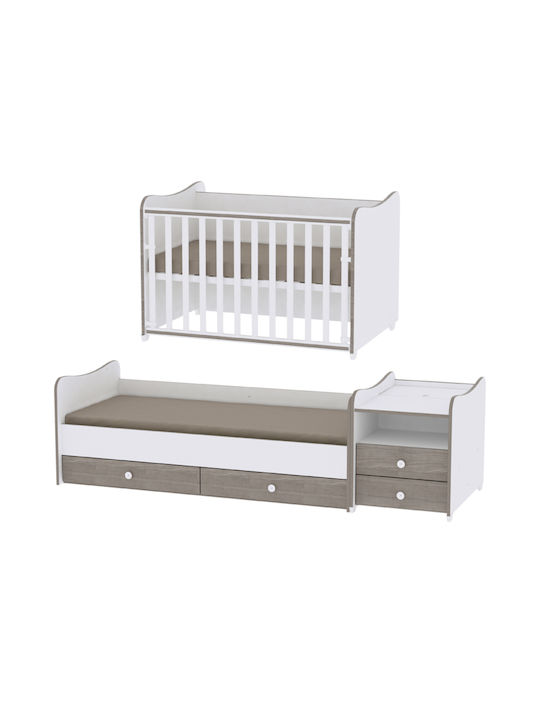 Lorelli Babybett Combo Artwood mit Schublade