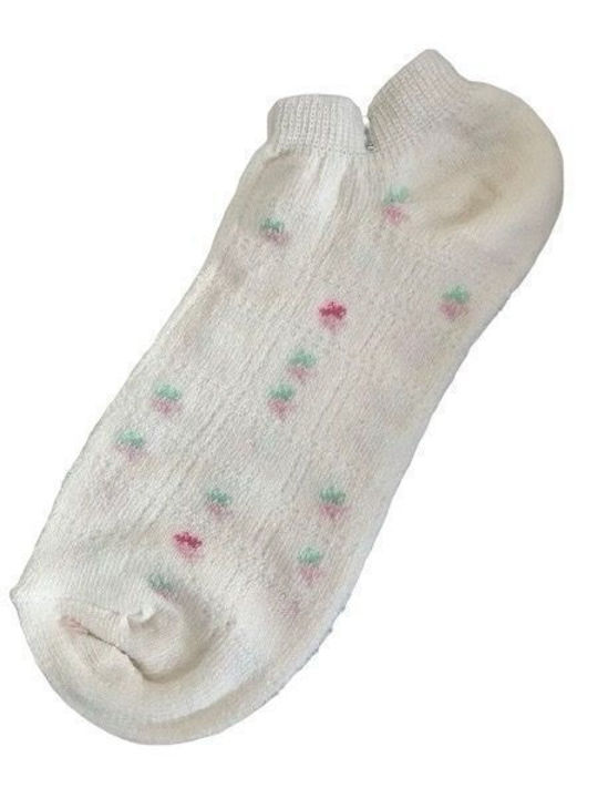 Baby socks No 19-22 with pink flowers