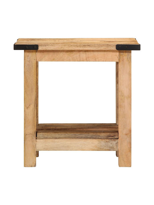 Square Side Table from Solid Wood Coffee L40xW30xH40cm.