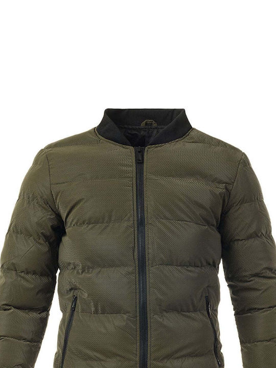 Senior Men's Puffer Jacket Khaki