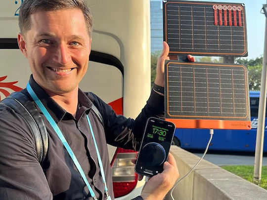 Flexsolar Flex Αναδιπλούμενο Ηλιακό Panel Φορτιστής 20W με USB Output (Φορητών Συσκευών) (FlexSolar-20W)