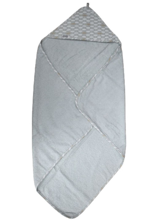 Bebejou Baby Hooded Bath Towel 85x75cm