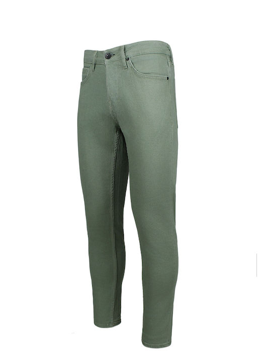 GAB Men's Jeans Pants in Slim Fit GREEN