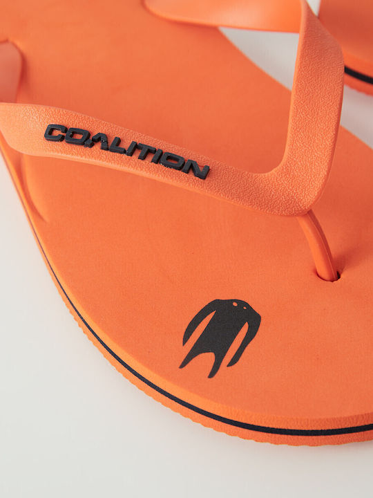 Herren Flip Flops Orange